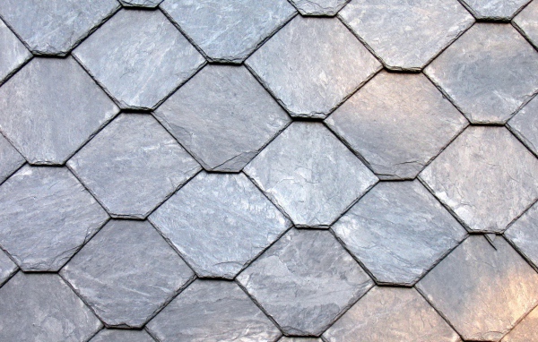 Черепица на крыше, фон