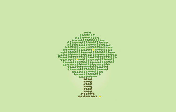 Дерево оптическая иллюзия