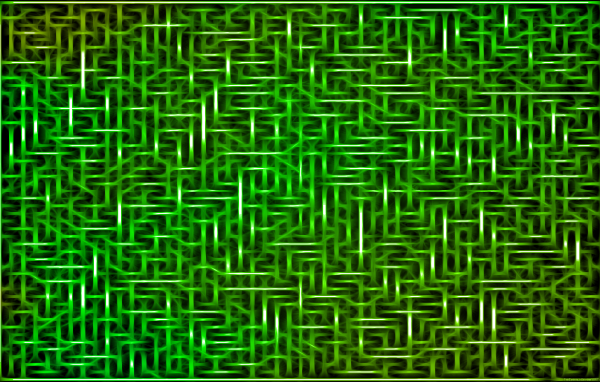 Переплетение волокон, зеленый фон