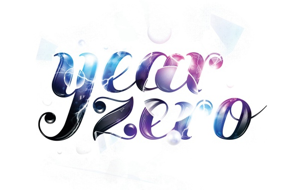 Нулевой год, белый фон