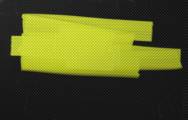 Желтая краска на сером фоне