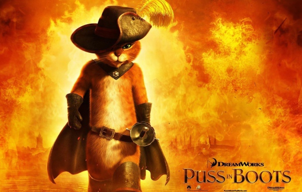 Постер мультфильма Кот в сапогах