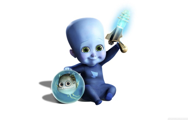 Малыш из мультфильма Мегамозг