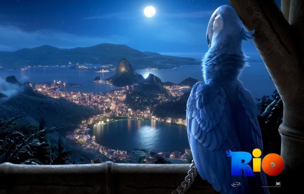 Попугай из мультфильма Рио