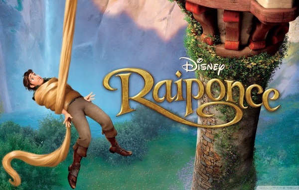 Принц на постере мультфильма Рапунцель