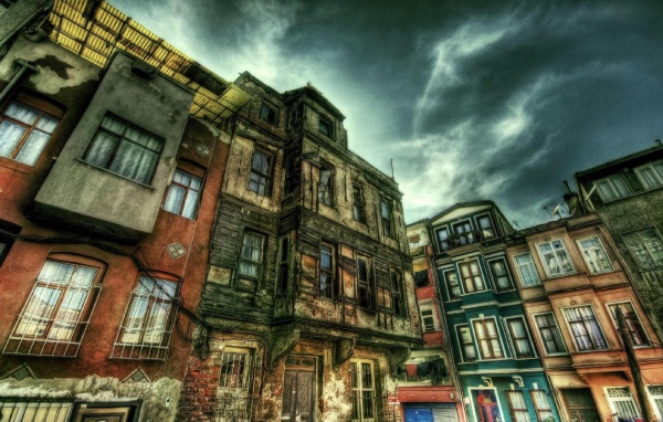 Старый район Галата в Стамбуле