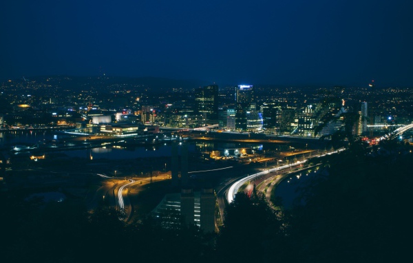 Панорама ночного Осло