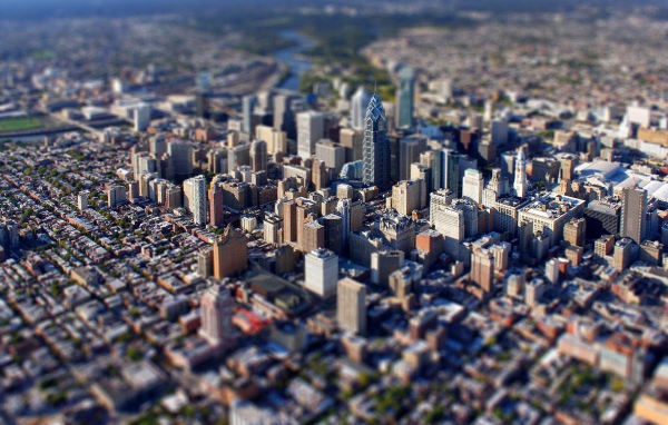 Панорама города Филадельфия