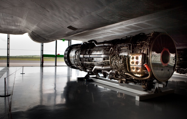 Авиационный двигатель самолета SR-71 Blackbird