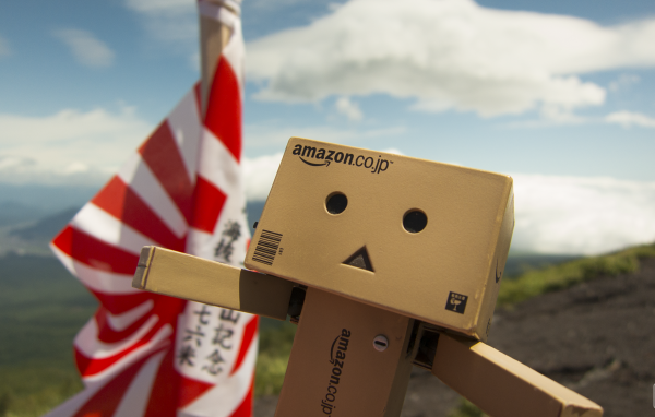 Дандо на фоне японского флага