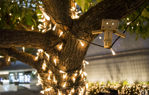 Дандо на гирлянде