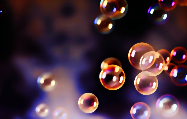 Блики на мыльных пузырях