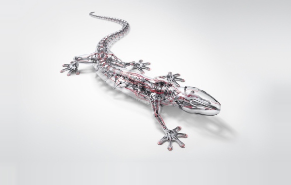 Ящерица плод высоких технологий