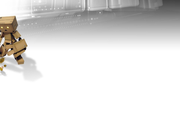 Робот из картона Дандо