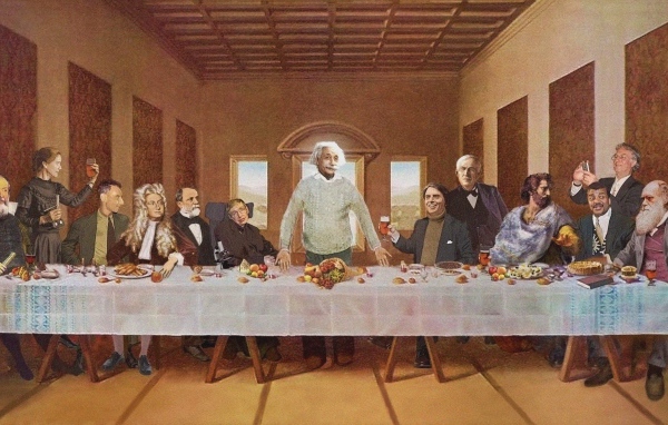 Ученые физики на Тайной вечере