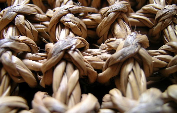 Структура плетеной корзины