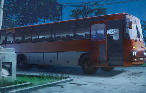 Старый Икарус, работа художника ArseniXC