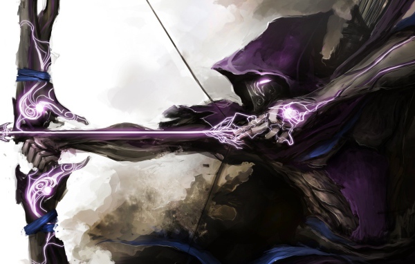 Лучник из Мстителей, фэнтези арт