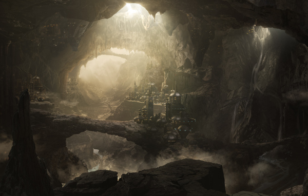 Город в пещере, фэнтези