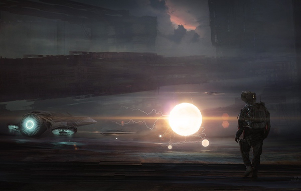 Космонавт идет к своему кораблю, Kuldar Leement