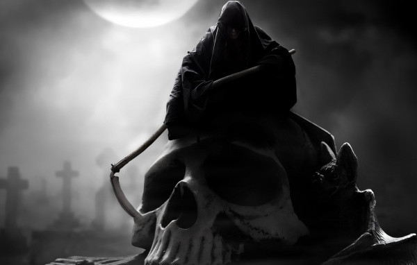 Смерть на большом черепе