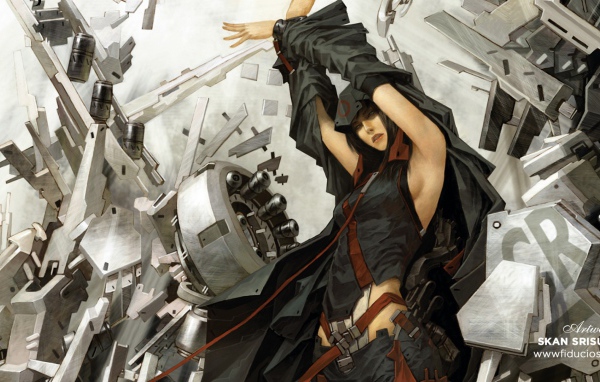 Фэнтези девушка, автор Skan Srisuwan