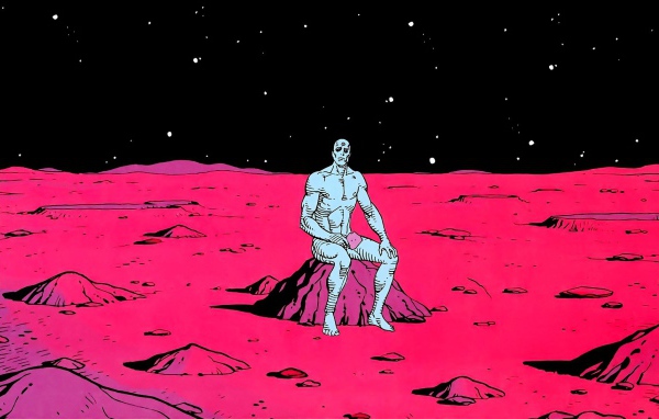 Человек на Марсе, комиксы