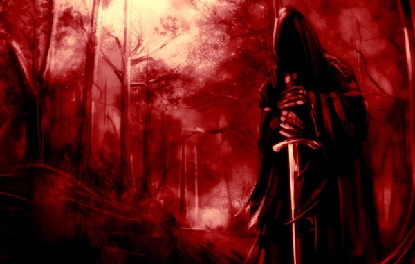 Назгул в красном лесу, Властелин колец