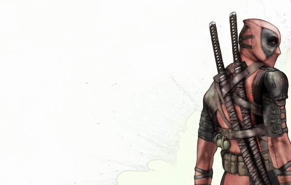 Катаны на спине Дэдпула