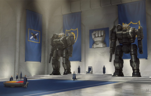 Роботы охраняют трон