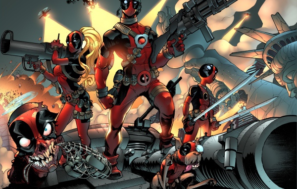 Супергерои из комикса Дэдпул