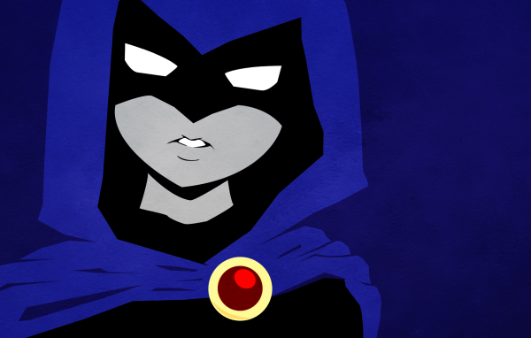 Персонаж комикса Юные Титаны в капюшоне