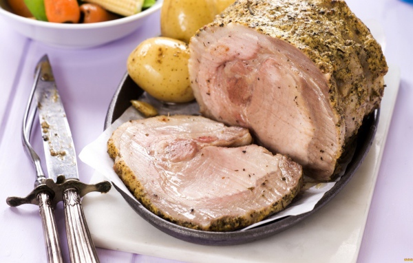 Запеченное с пряностями мясо