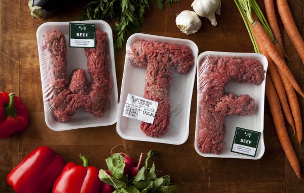 Креативная упаковка мясного фарша