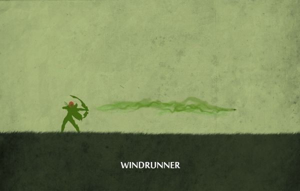 Лучник Windrunner из игры Дота