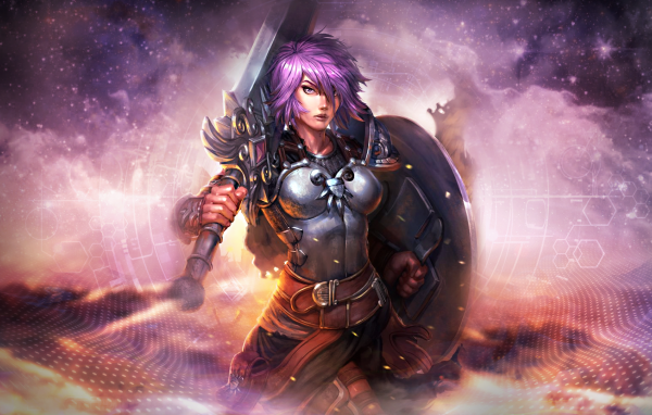 Беллона с мечом в игре Smite