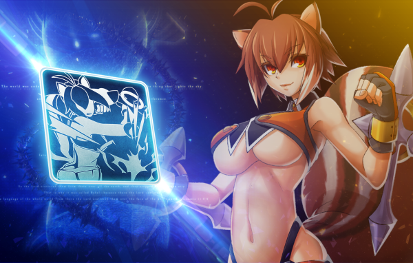 Женщина кошка в игре Blazblue