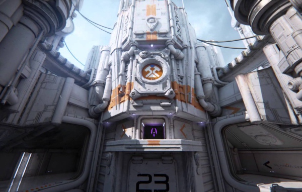 Вход в здание в игре Unreal Engine 4