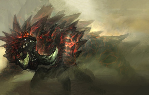 Огненный дракон, игра Monster Hunter