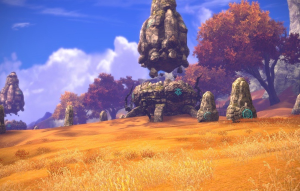 Летающие камни в игре Tera