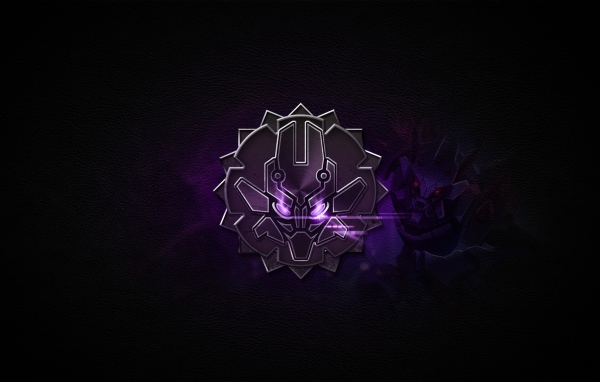 Игра от Riot Games, сиреневый знак