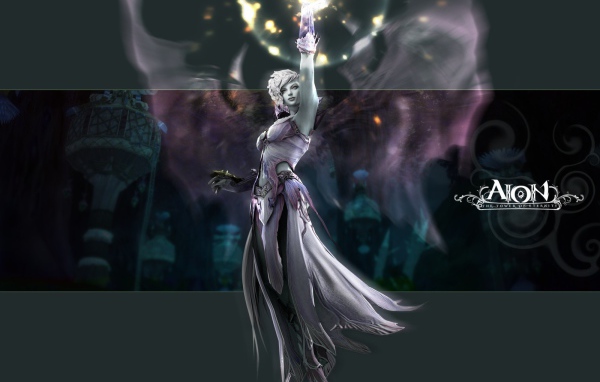 Девушка Асмодиан, игра Aion Online