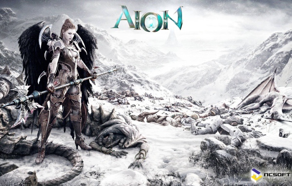 Девушка воин из игры Aion Online