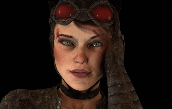 Зеленоглазая Catwoman, игра Batman Arkham Knight