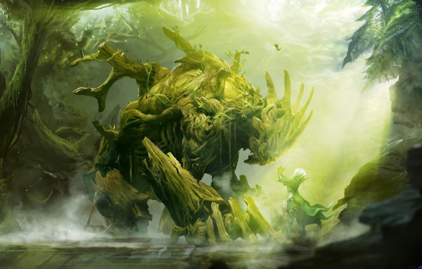 Зеленый монстр в игре Guild Wars 2