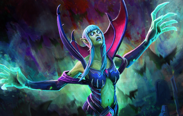 Зеленый демон в игре Dota 2