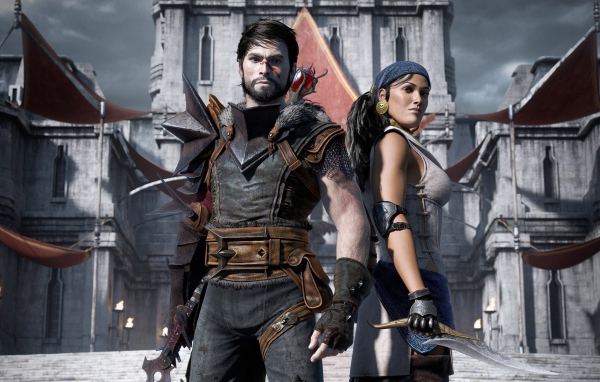 Хоук и Изабель из игры Dragon Age