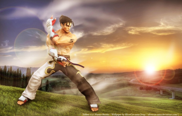 Джин Казама из игры Tekken