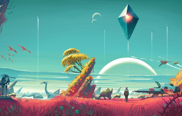 Находящаяся в разработке игра No Man's Sky