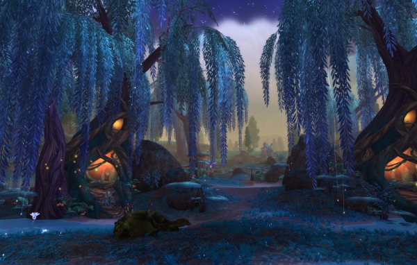 Магический лес в игре World of Warcraft Warlords of Draenor